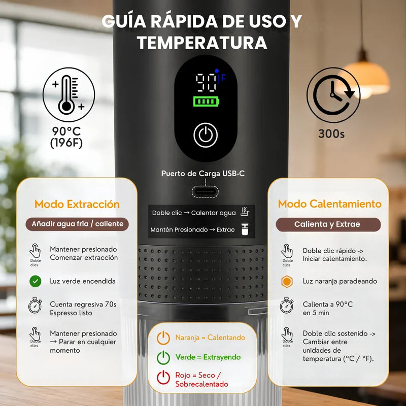 Nomad Cafetera Portátil 3 en 1